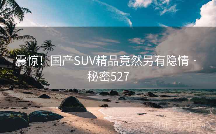 震惊!国产SUV精品竟然另有隐情 · 秘密527