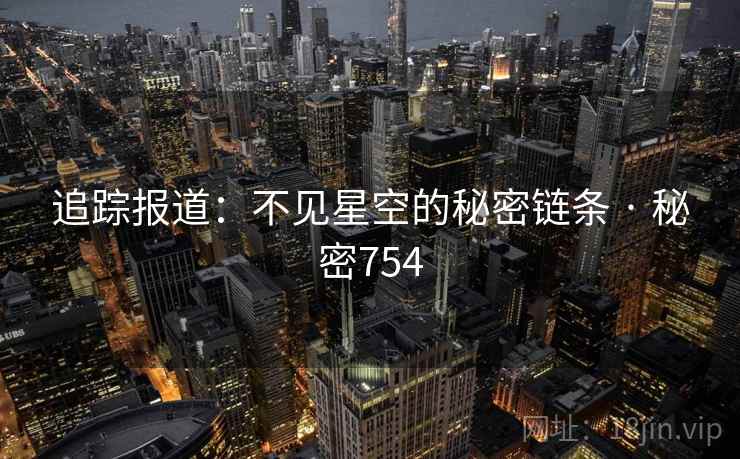 追踪报道:不见星空的秘密链条 · 秘密754