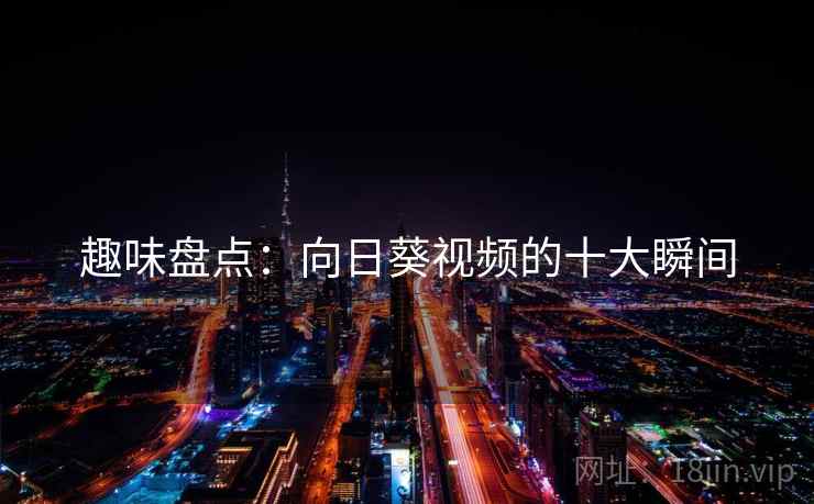 趣味盘点:向日葵视频的十大瞬间