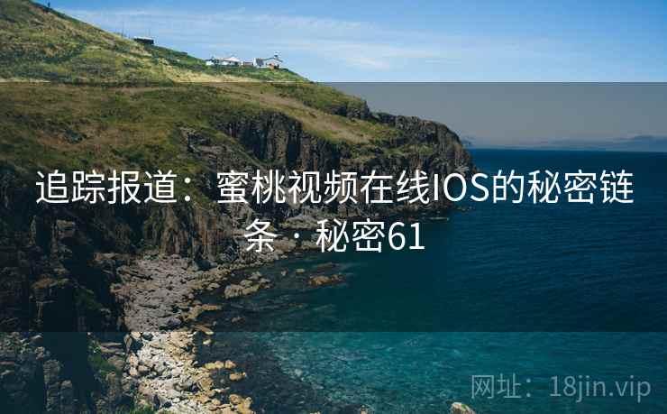 追踪报道:蜜桃视频在线IOS的秘密链条 · 秘密61